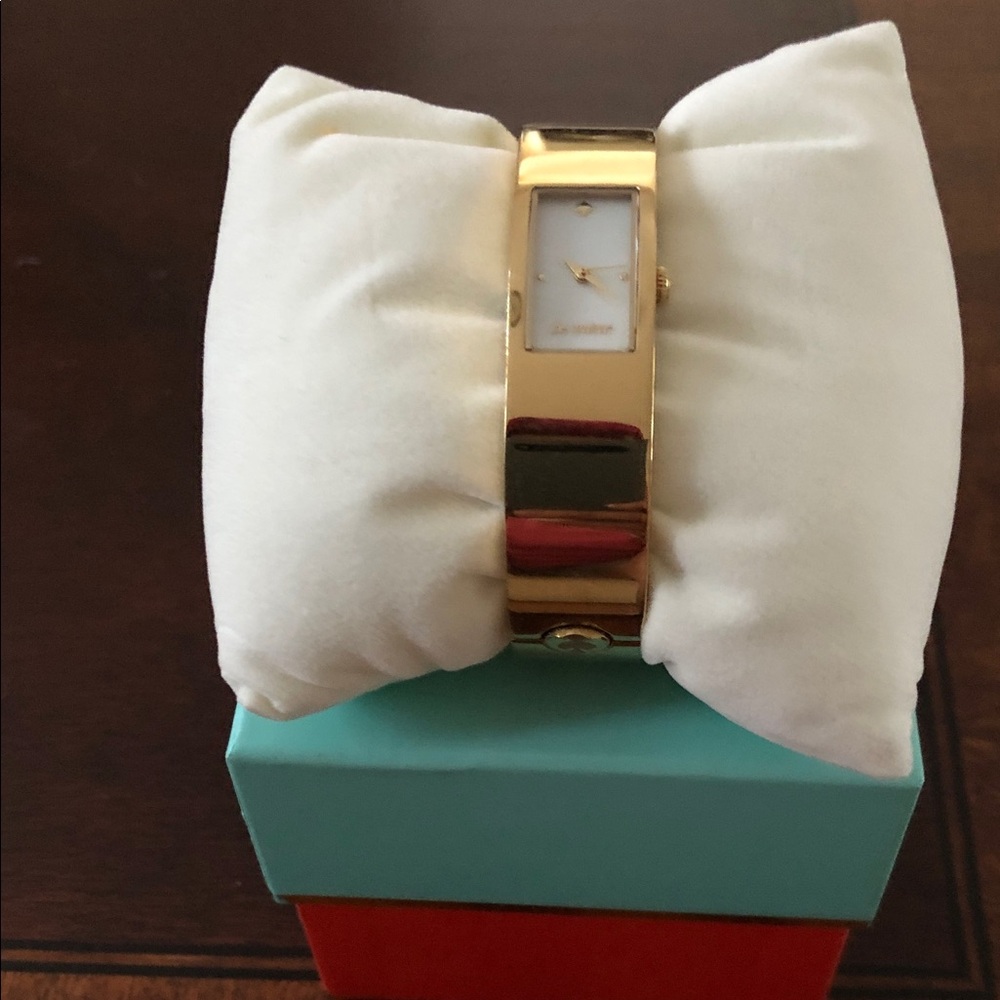 Kate Spade Gold Rectangular Timepiece